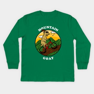 Mountain Goat Kids Long Sleeve T-Shirt